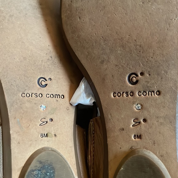 Corso Como Taupe Tan Leather Sandal size 6 - Picture 7 of 13